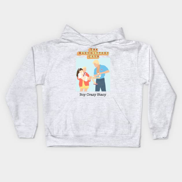 Baby-Sitters Club - Boy Crazy Stacey Kids Hoodie by rachaelthegreat